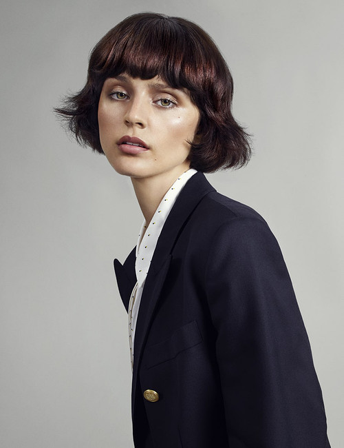 Hair style - loose bob and colour